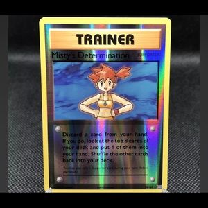 Pokemon XY Evolutions Trainer Misty's Determination Reverse Holo 80/108